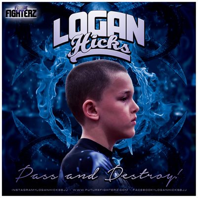 Logan Hicks Comp Card/Mini Poster 8x8