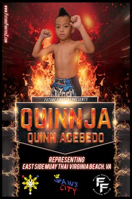 Quinn Acebedo On Fire - Poster