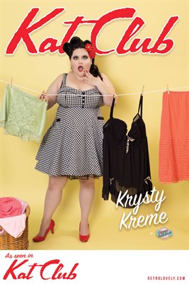 Kat Club No.24 – Krysty Kreme Cover Poster