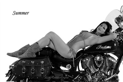 Summer poster black & white 136