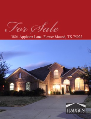 Haugen Properties - 3804 Appleton Lane, Flower Mound, TX 75022