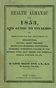 Health Almanac for 1853, and guide to Invalids