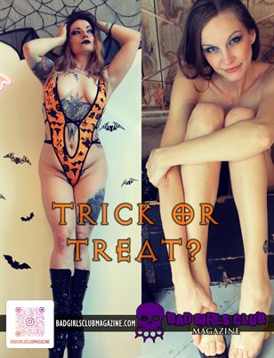 Trick or Treat? Which Witch is Which as Two Busty Sexy Babes Show Off their Halloween Shoots