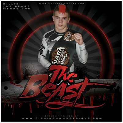 Billie Merreighn Comp Card 8x8 Red Cop