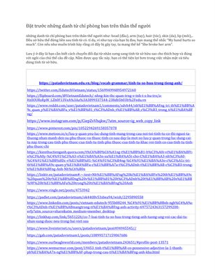 Đặt trước những danh từ chỉ phòng ban trên thân thể người