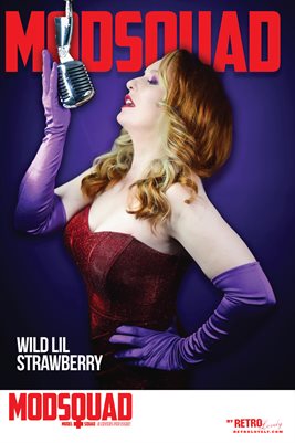 MODSQUAD No.12 – Wild Lil Strawberry Cover  Poster
