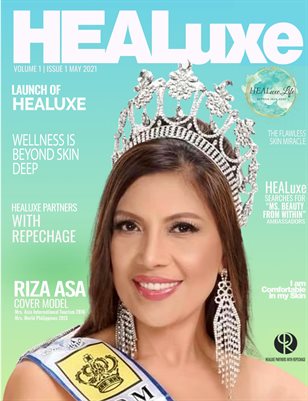 HEALuxe Magazine on the Cover Riza Asa