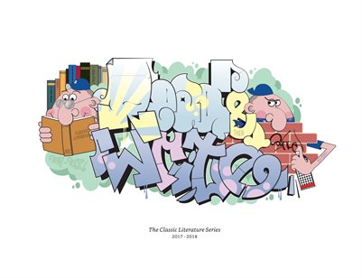 Read & Then Write. Classic Literature graffiti art project mag