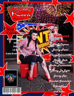 Classy Keen Magazine Issue #9 Americana- Red, White & Blue