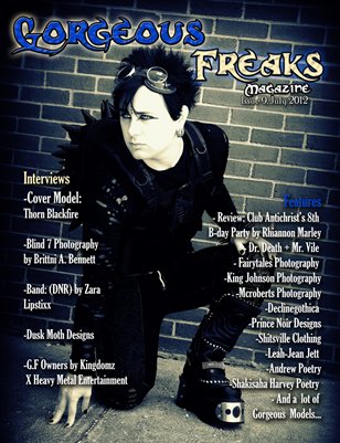 Issue 9 Male Model Cover: Thorn Blackfire