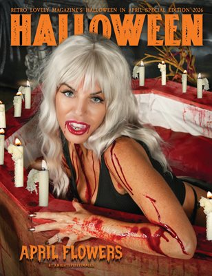2026, Retro Lovely, April Halloween VOL-07, April Flowers, Cover.
