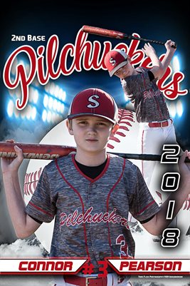 2018 Pilchuckers #3 Connor BLUE Poster