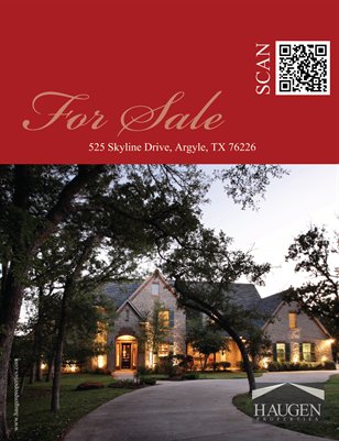 Haugen Properties - 525 Skyline Drive, Argyle Texas 76226