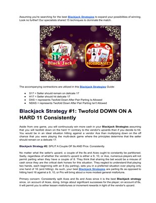 Learn the 15 Best Blackjack Strategies to Win More Often