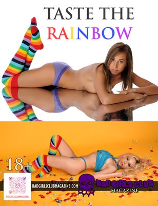 Taste the Rainbow - Sexy Blonde Busty Babes Lizzy and Samantha Rose Offer Their Sugar Sweet Taste of the Rainbow
