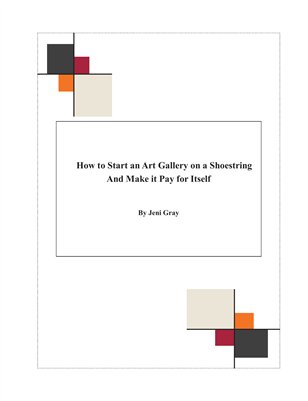  Art Gallery on a Shoestring!