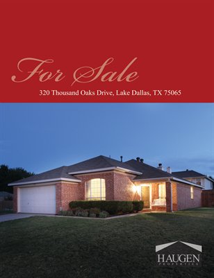 Haugen Properties - 320 Thousand Oaks Drive, Lake Dallas, 75065 
