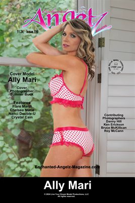 ENCHANTED ANGELZ MAGAZINE COVER POSTER - Cover Model Ally Mari - November 2024