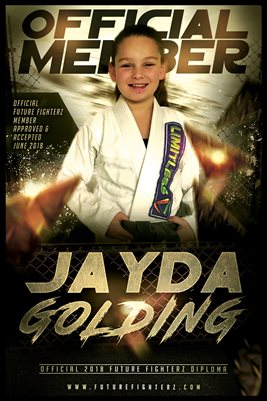 Jayda Golding Gold Diploma Poster