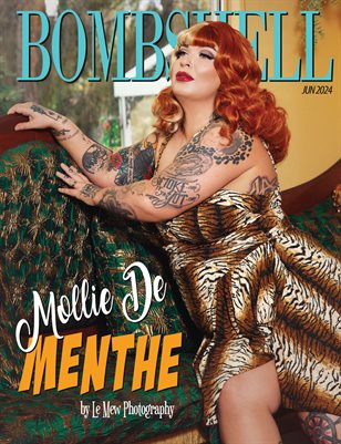 BOMBSHELL Magazine June 2024 BOOK 2 - Mollie De Menthe Cover