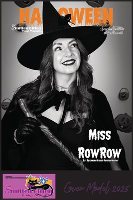 Smitten Kitten Pinup Magazine Miss Row Row Volume 4 Issue 28 COVER POSTER