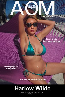 ALL OF ME MAGAZINE COVER POSTER - Cover Model Harlow Wilde - September 2025