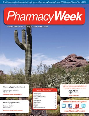 Pharmacy Week, Volume XXVII - Issue 19 - May 20, 2018 - June 2, 2018