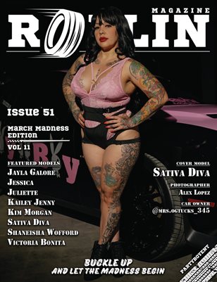 Rollin Magazine - Issue 51 (Cover Model Sativa Diva)