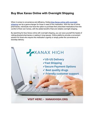Xanax online pharmacy overnight delivery