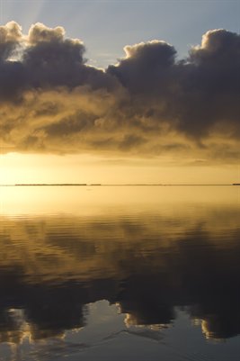 Enlargement Sunrise Florida Bay