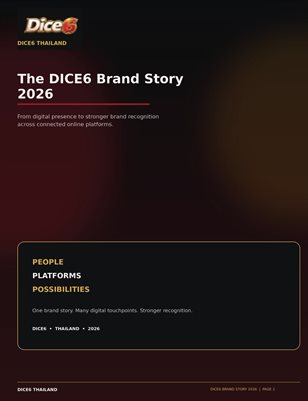 The DICE6 Brand Story 2026