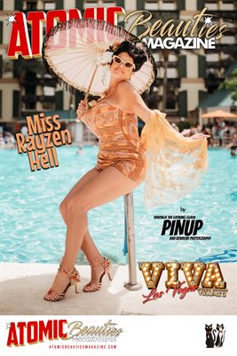 Atomic Beauties Magazine: Viva Las Vegas Special Edition Vol 2 Miss Rayzen Hell Cover Poster