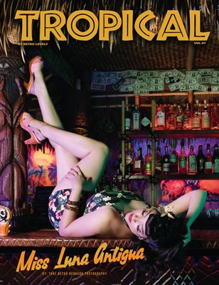 2026, Retro Lovely, Tropical VOL-07, Miss Luna Antigua Cover.