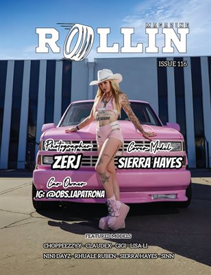 Rollin Magazine Issue 116 Cover Model Sierra Hayes