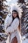 SYNTHORA calendar 2025 Polar Owl № 10 (12"x18") 