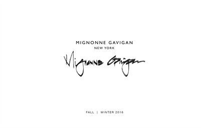 Mignonne Gavigan - Fall / Winter 2016