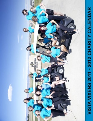 Vista Vixens Charity Calendar 2011-2012