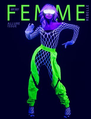 Femme Rebelle Magazine July 2021 ALLURE ISSUE - Stoke Parker Cover