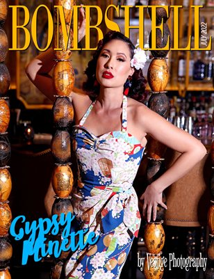 BOMBSHELL Magazine July 2022 - Gypsy Minette Cover