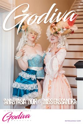 GODIVA No.13 – Miss Cassandra & Anastasia Noir  Cover Poster