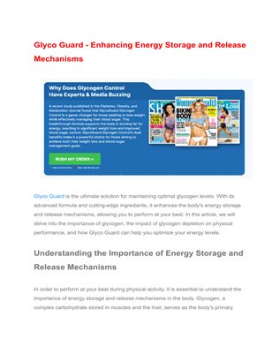 Glyco Guard Weight Loss