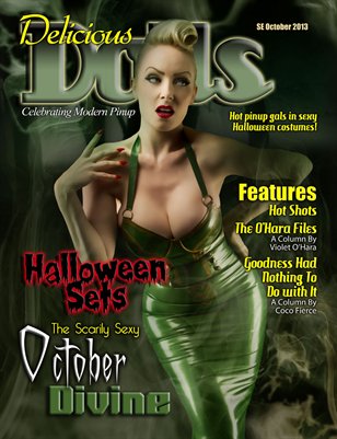 Delicious Dolls October Halloween Themed Issue - October Divine Cover