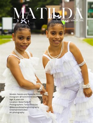Matilda Model Magazine Kids Issue Natalia & Nyeema Dimitriou