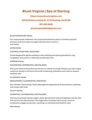 Blush Virginia Waxing Sterling