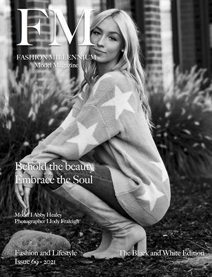 Fashion Millennium Model Magazine Black and White Edition 69