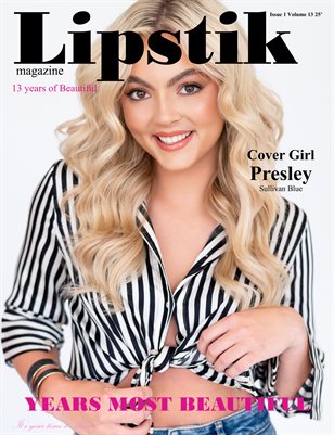 Lipstik Magazine Years Most Beautiful Issue 1 Voume 13 25'