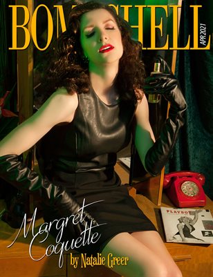 BOMBSHELL Magazine April 2021 BOOK 2 - Margret Coquette Cover