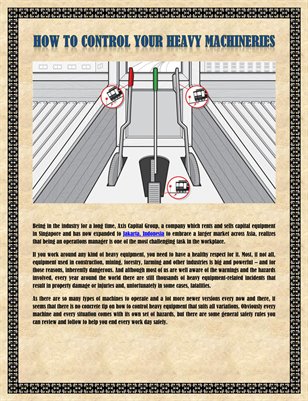 How to Control Your Heavy Machineries