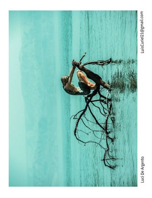 Luci De Argento in the dead sea