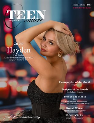 Teen Couture Magazine March First Blooms Issue 3 Volume 4 2026